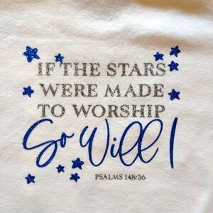 If the stars were made to worship so will I toddler tee!